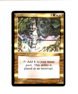 MTG Princess Lucrezia SP Legends Magic the Gathering ~ Free Shipping ~ - Image 1