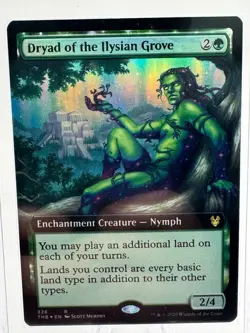 Near Mint Foil Dryad of the Ilysian Grove (Extended Art) Theros Beyond Death - Image 1