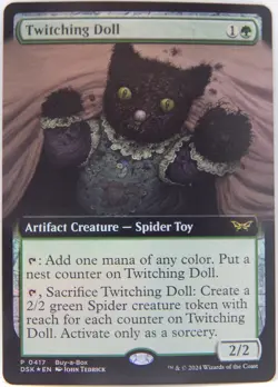 Magic the Gathering TCG Buy a Box Foil Promo 0417 House of Horror TWITCHING DOLL - Image 1