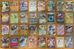 47 Pokemon Cards Lot ENG + JP Promos, Full Art, EX, V Star, Radiant, V Max, V - Image 2