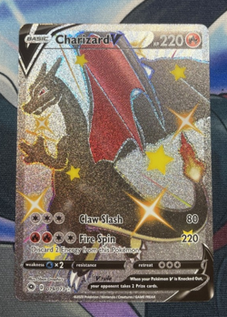 Pokemon Shiny Charizard V 079/073 Champions Path Secret Rare Full Art Card NM - Image 2