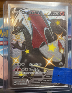 Pokemon Shiny Charizard V 079/073 Champions Path Secret Rare Full Art Card NM - Image 4