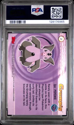 2003 TOPPS POKEMON ADVANCED FOIL #38 GRUMPIG PSA 10 - Image 2