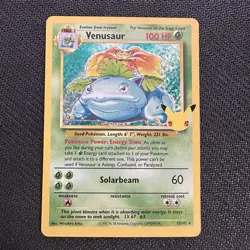 Venusaur Holo 15/102 Celebrations Classic Collection Pokemon 2021 NM - Image 1