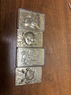 Pokemon Gold Plated 1999 23K Trading Card Burger King Promo Limited Edition - Image 1