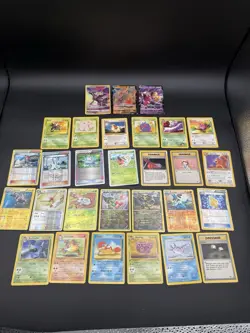 (29 Lot) 29 Pokemon Cards Vintage Modern Full Art English Foreign Mix - Image 1