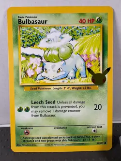 Pokemon Lot of 20 Cards and Stickers All Bulbasaur #1 Bulbasaur Only Pokemon Lot - Image 4