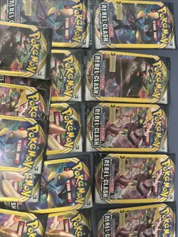 Pokemon Sword & Shield Rebel Clash 3-Card Booster 20 Packs Total 60 Cards - Image 4