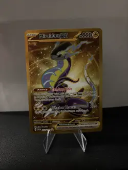 Pokemon Miraidon EX Card 253/198 Gold Secret Rare Scarlet Violet Base - Image 1