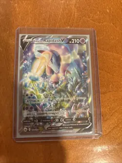 Pokemon TCG Galarian Rapidash v Alt Art 168/198 Chilling Reign Near Mint - Image 1