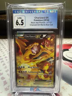 Pokemon TCG Charizard EX Black Star Promo Holofoil Card XY121 - Image 1