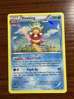 Slowking Rare Holo Card 21/122 Breakpoint Pokemon TCG 2016 - Image 1