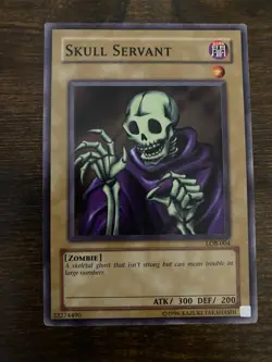 Yugioh Skull Servant LOB-004 Common NM - Image 1