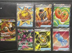 Mega Evolution Pokemon Card Lot Illustration Rare & Full Art NM 7 Cards - Image 1