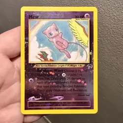Mew 01/18 1/18 Pokemon Southern Islands Reverse Holo Card - MP-LP - Image 1