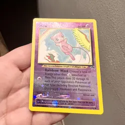 Mew 01/18 1/18 Pokemon Southern Islands Reverse Holo Card - MP-LP - Image 5