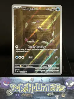 Pokemon Card Wimpod 191/182 Paradox Rift Illustration Rare Holo NM - Image 1