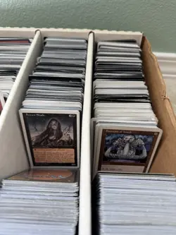 old vintage magic the gathering card collection 1990’s WITH Lands (100 Card Lot) - Image 4