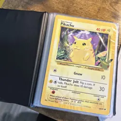 Pokemon 25th First Partner Pack JUMBO CARDS Binder - Pikachu / Charmander & More 820650809675 - Image 1