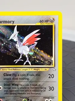 Skarmory Pokemon Card 13/111 Neo Genesis Holo Rare Near Mint+ Condition - Image 4