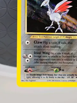 Skarmory Pokemon Card 13/111 Neo Genesis Holo Rare Near Mint+ Condition - Image 5
