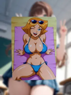 Clover Totally Spies! Anime Waifu Sexy Goddess Doujin Lewd Hentai Card - Image 1