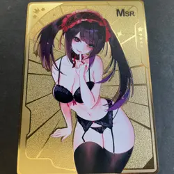WES Senpai Goddess Haven #4 Metal Serial Number Card #077/100 - Goddess Story - Image 3