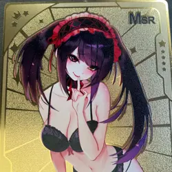 WES Senpai Goddess Haven #4 Metal Serial Number Card #077/100 - Goddess Story - Image 4