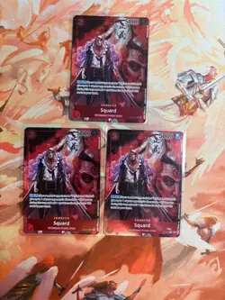 x1 OP02-009 Squard Uncommon Alternative Art Box Topper One Piece TCG Card - Image 1