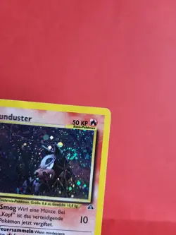 Pokemon Karte/card - Houndour Hunduster 5/75 Neo Discovery - Holo - Played - Image 3
