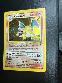 Pokemon Cards Charizard 4/130 Holo Rare Base Set 2 - (MP+) - Image 2