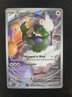 Tornadus SVP 210 Black Star Promo Pokemon Card - S&V White Flare ETB Promo - NM - Image 1