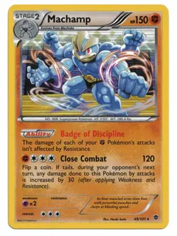 Pokemon Card: Machamp HOLO 49/101 Plasma Blast Set Rare! NM - Image 1