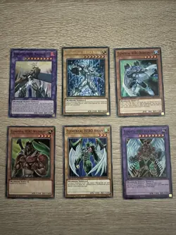 Yugioh Cards Elemental Hero Neos Avian Bubble man Wildheart Set With Bonus Gift - Image 1