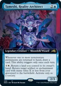 Tameshi, Reality Architect (Extended Art) -Foil Light Play MTG - Image 1