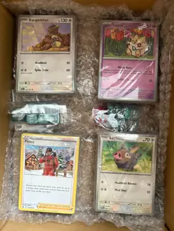 Pokemon 800 Card Bulk Lot! Holos, Non-Holo C/U+ Accessories, Double and Ultra R - Image 5