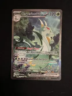 Pokemon TCG Serperior EX Sir 164/086 Black Bolt English Card Near Mint Condition - Image 1