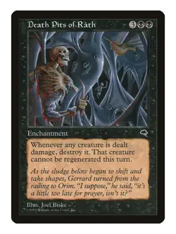 Death Pits of Rath MTG Tempest Rare LP Lightly Played Single Card - Image 1