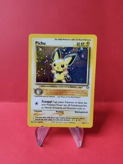 Pokemon Karte/card - Pichu 12/111 - Neo Genesis Holo - Exc-Near Mint - Image 1