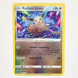 Radiant Eevee SWSH230 SWSH: Sword & Shield Promo Cards Holo Near Mint - Image 1