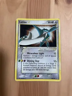 Pokemon Latios Gold Star EX Deoxys Ultra Rare Holo Card #106 - Image 1