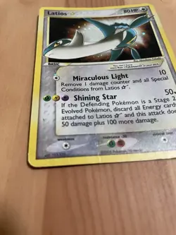 Pokemon Latios Gold Star EX Deoxys Ultra Rare Holo Card #106 - Image 2
