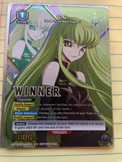 Union Arena TCG C.C. Winner Pormo Card UEPR/CGH-2-004 Blue Code Guess English - Image 1