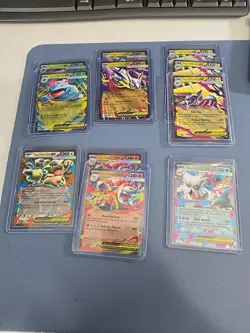 Lot Of Pokemon Holo Double Rare Cards Mega Evolutions - Image 1