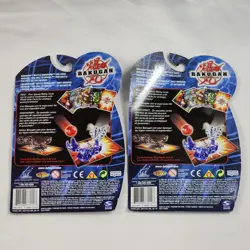 x2 Bakugan Battle Brawlers Card Booster Pack 3 Ability/2 Metal Spin Master 2008 - Image 5