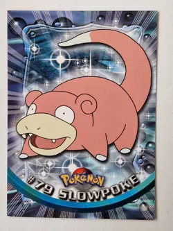 Pokemon Topps Card ~ TV Animation Edition ~ #79 SLOWPOKE - Image 1