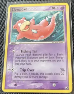 Slowpoke 72/115 2005 EX Unseen Forces Pokemon Card Nintendo Non Holo Common - Image 1
