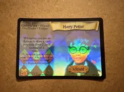 Harry Potter TCG Base Set Harry Potter #8/116 Hologram Rare Card - Image 1