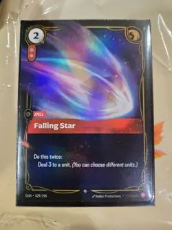 Riftbound Falling Star Card Origins OGN 029/298 League Of Legends English - Image 1