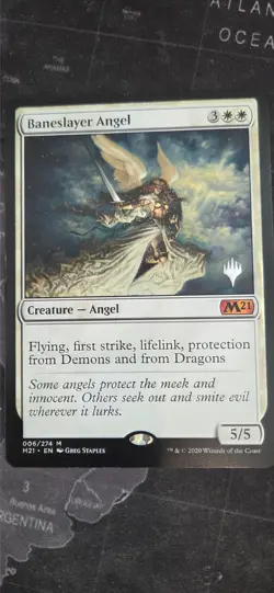MtG Baneslayer Angel Promo - Image 1
